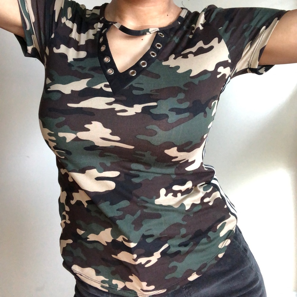 🤎💚 CAMOUFLAGE FITTED SHIRT 💚🤎